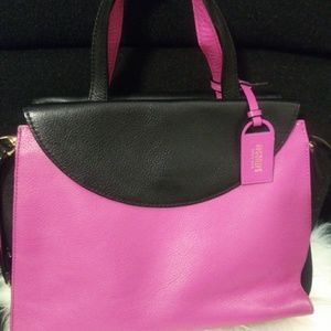 Kate Spade Saturday Pink/Black Satchel Cross body